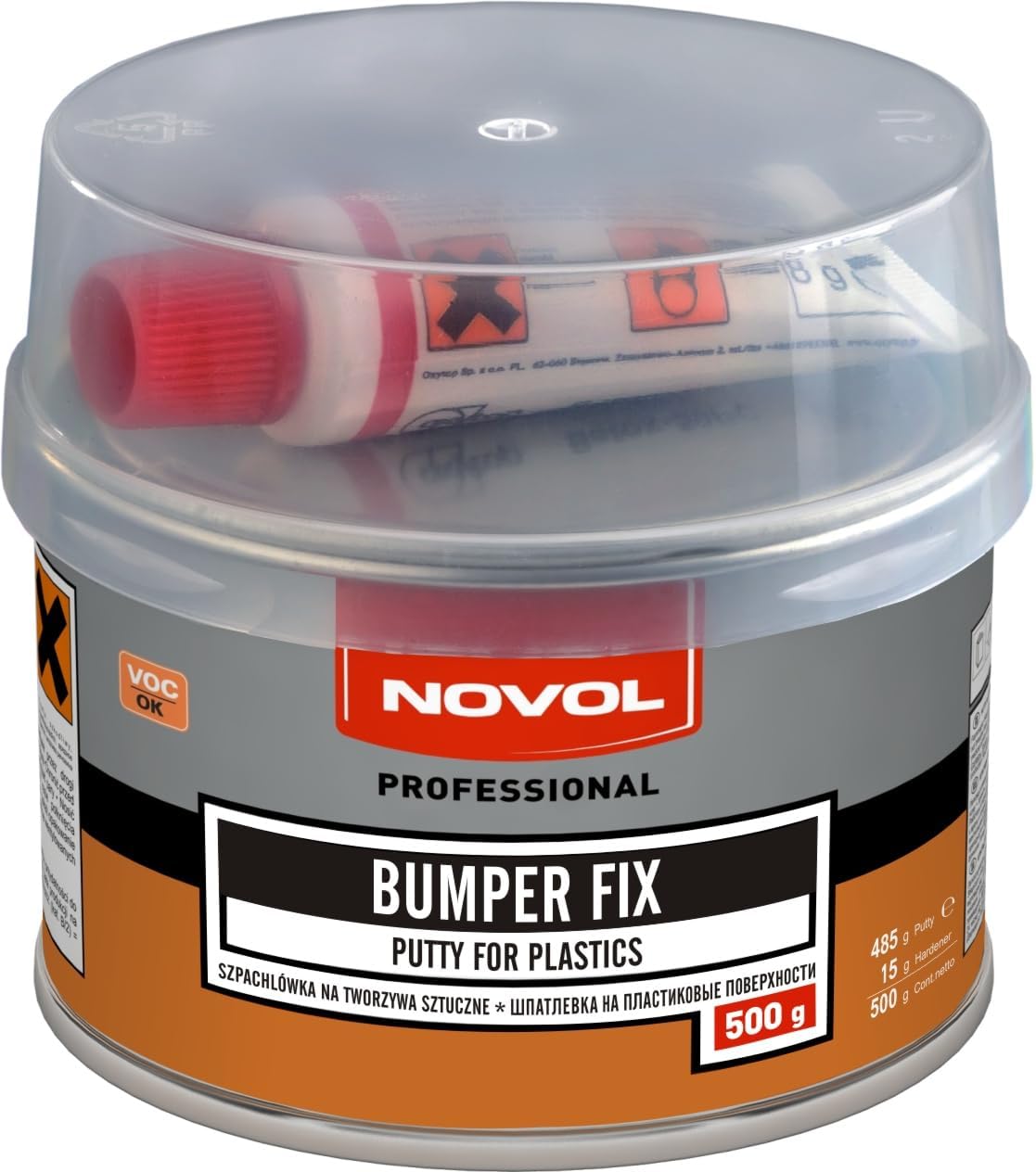 Novol Professional Repair Kit for Car BUMPER Trim FIX Filler 500g Putty Plastic Amazon.co.uk