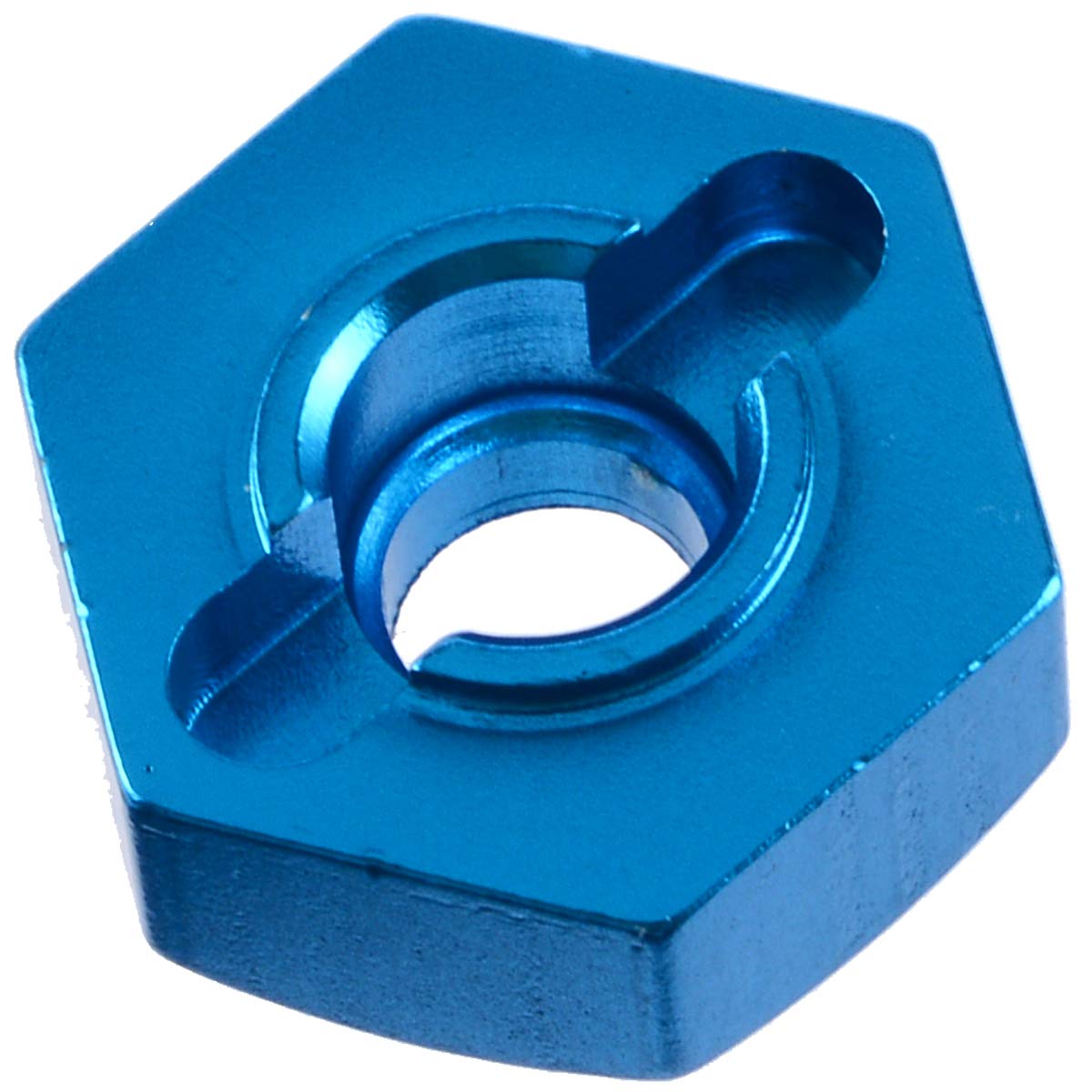 DollaTek Adapter sze?ciok?tny do kó?, 4 szt. metal 7 mm do 12 mm adapter do piasty ko?a do cz??ci zamiennej RC cz??ci samochodowych ulepszenie cz??ci