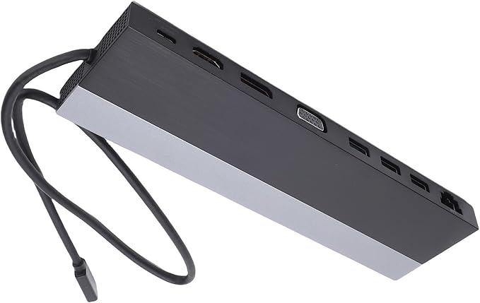 Hub USB C Fabater 12 en 1, Docking Station 100W PD miniatura 4