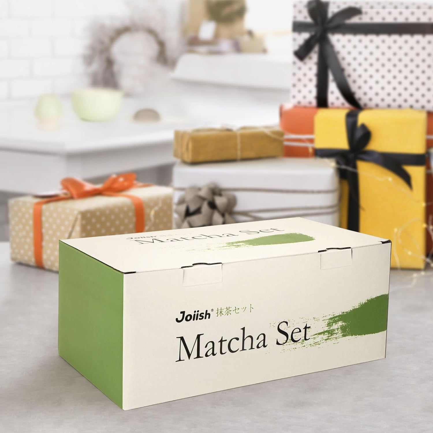 Matcha Whisk Set, 10-Pcs Matcha Kit, Bamboo Whisk and Bowl with Spout & Measuring Spoon & Cup, Japanese Macha Tea Making Tools Gift, Grey - Image 8