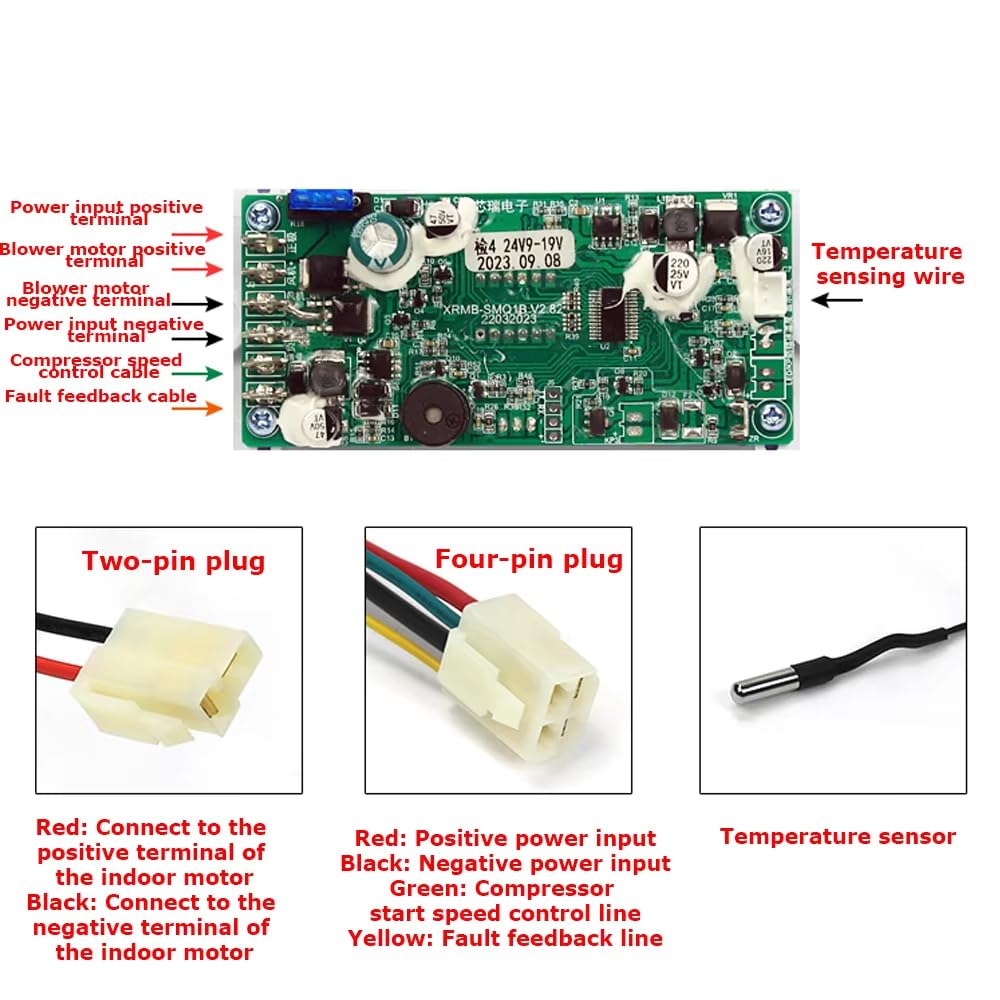 Pannello di controllo universale per aria condizionata con inverter elettrico per parcheggio (12 V)