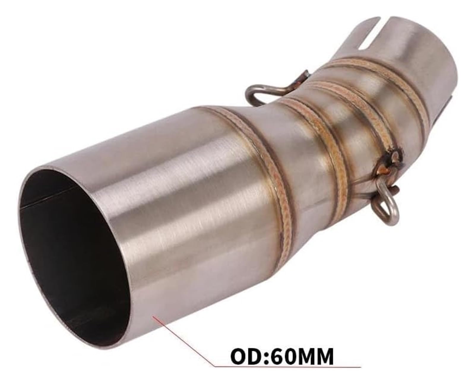 Für BMW C400 C400X C400GT 2018 2019 2020 Motorrad Slip-On Auspuff Escape Modifiziert Mittelrohr 60 Mm Ohne Schalldämpfer Endschalldämpfer Motorrad Auspuffrohr