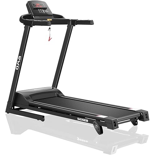 OMA Treadmill with Incline, Foldable Treadmills for Home, Quiet 3.0HP 300lb Capacity, Cushioned Wider Deck Jogging Running Walking Pad Dog Treadmill, Model C