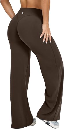 OQQ Yoga Pants Women High Waist Stretch Casual Soft Straight Leg Bottoms