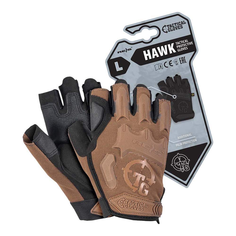 Reis Rtc-Hawk_Coyxl rękawice taktyczne, Coyote, rozmiar XL, 12 sztuk