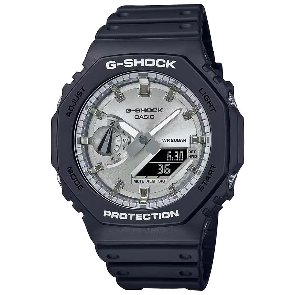 Casio G-Shock GA-2100SB-1AER: Orologio Unisex Quarzo Analogico-Digitale - Cassa 48.5mm In Resina Nera