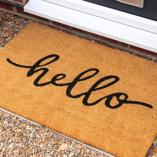 Mat de porte de la coco grand format anti boue pour maison propre - 6
