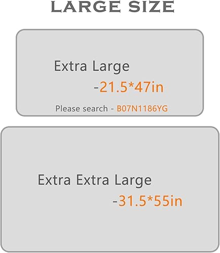 Miniatura 5 de Alfombrilla de planchado, gruesa (32 x 55 pulgadas), almohadilla de planchado de doble cara con almohadilla resistente al calor, alfombrilla de