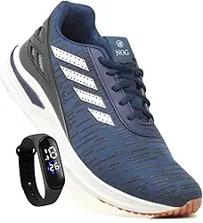 Tênis Masculino Para Caminhada Academia Esportivo Original + Relogio