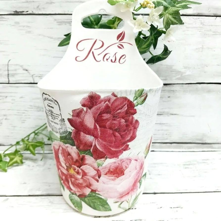 デコパージュ ꔛ‬ꕤ ガーデン雑貨 *リメ缶 *鉢カバー *小物入れ *薔薇 デコパージュ ꔛꕤ リメ缶 *プランター *鉢カバー *小物入れ
