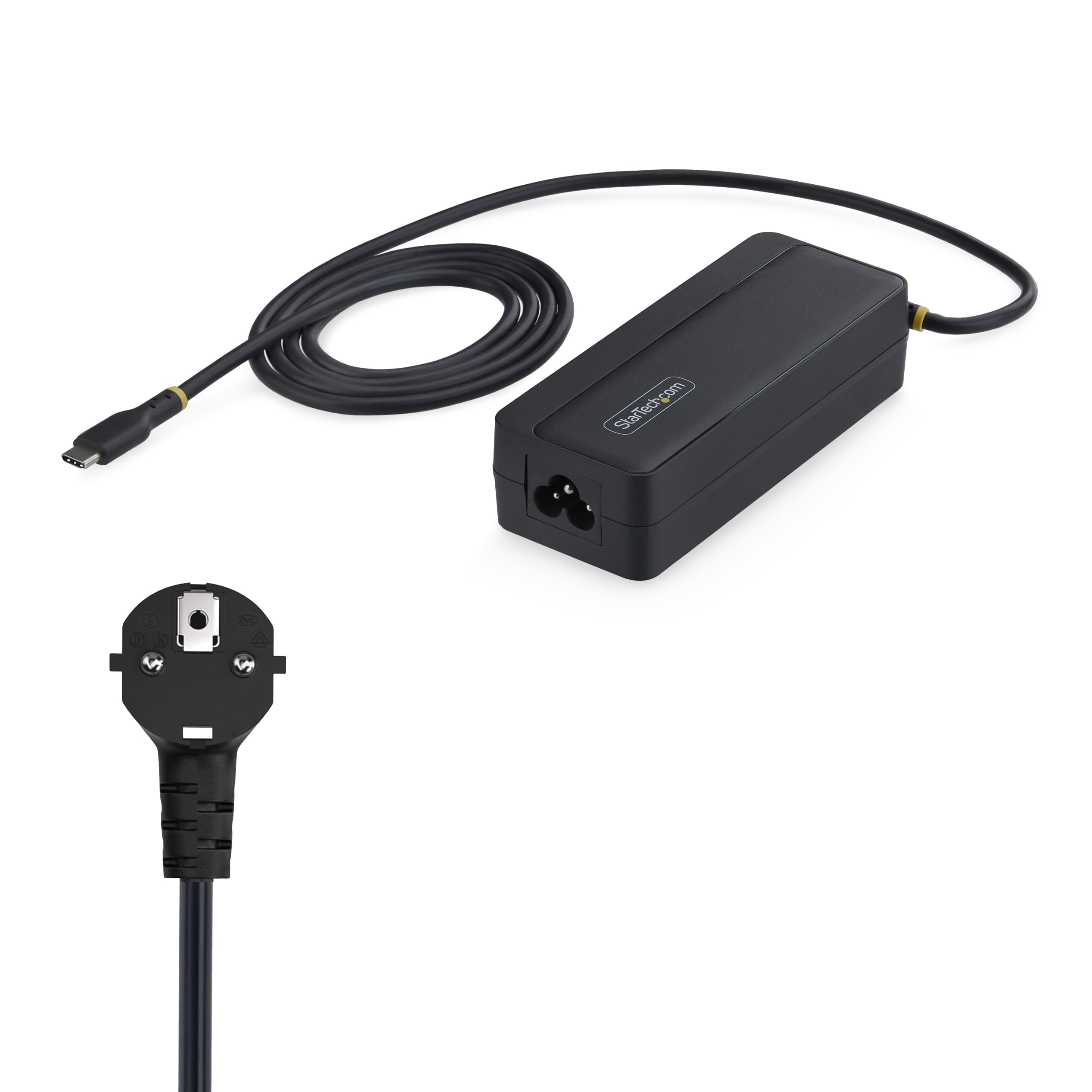 StarTech Caricatore USB-C GaN 140W, Cavo Integrato 1,2m, per MacBook e Dell | Ricarica Rapida per HP Spectre x360 e Altri Notebook USB-C