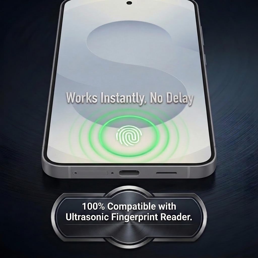 Didisky Confezione da 3 pellicole protettive opache per Samsung Galaxy S24 Plus/S25 Plus, vetro antiriflesso con kit di allineamento automatico per un'installazione impeccabile senza bolle