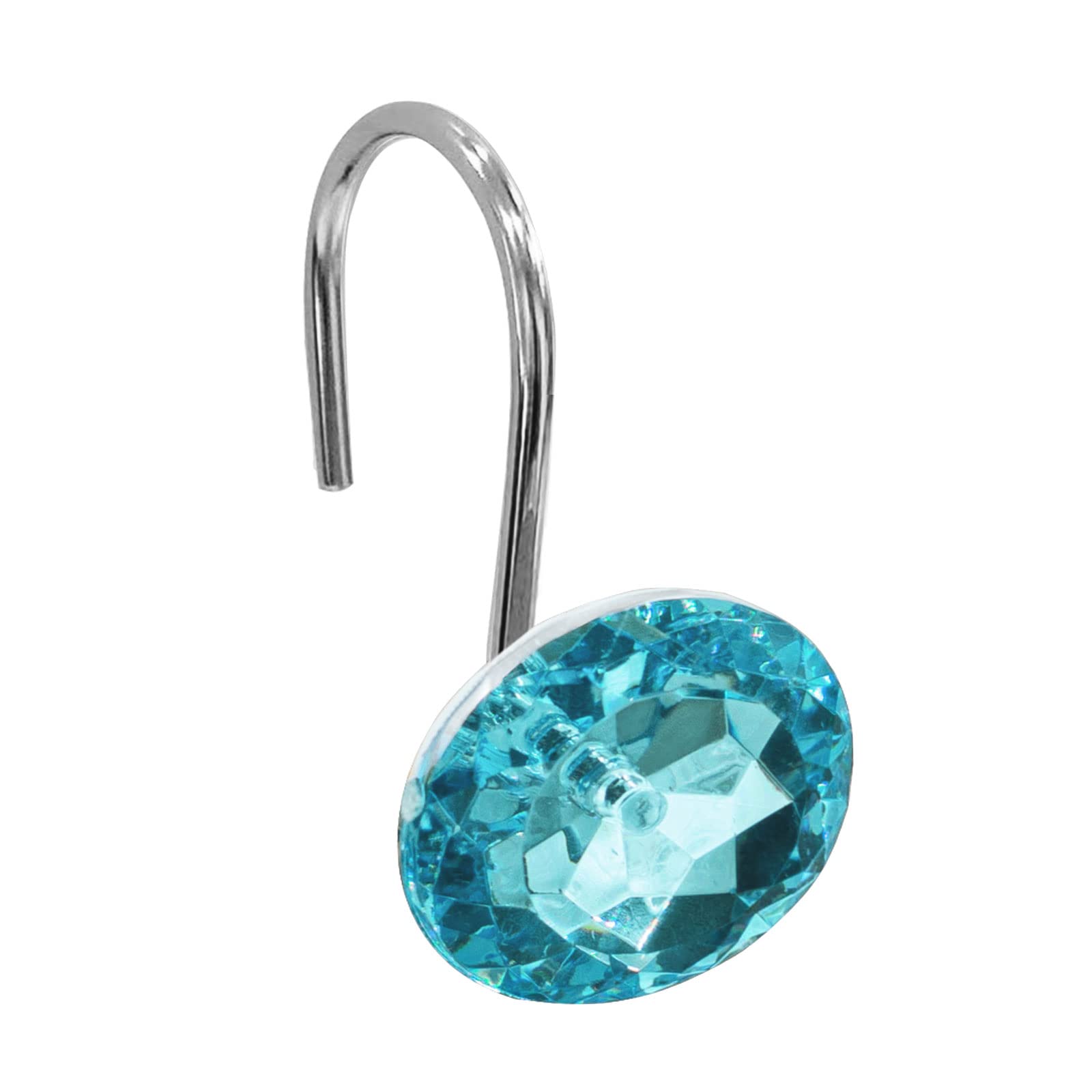 Red Rhinestone Shower Hooks - Add Sparkle! -10