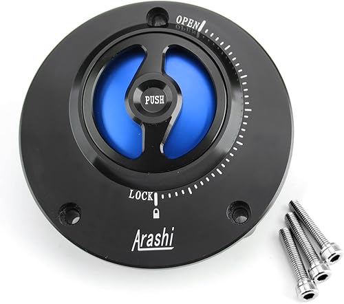 Miniatura 11 de Areyourshop Tapa de combustible sin llave para Yamaha YZF-R1 2004-2017, YZF-R6 2003-2016, FJ-09/MT-09 Tracer 2013-2016, FJR 1300 2006-2016, FZ8