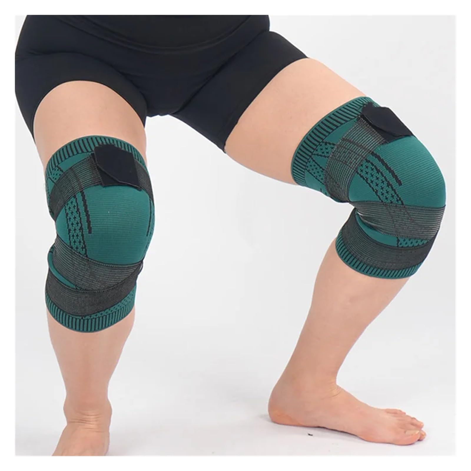 Genouillères de sport antidérapantes, manchons de compression pour hommes et femmes, idéales pour la course, la randonnée et le travail. Supports chauffants et manchons de compression pour hommes
