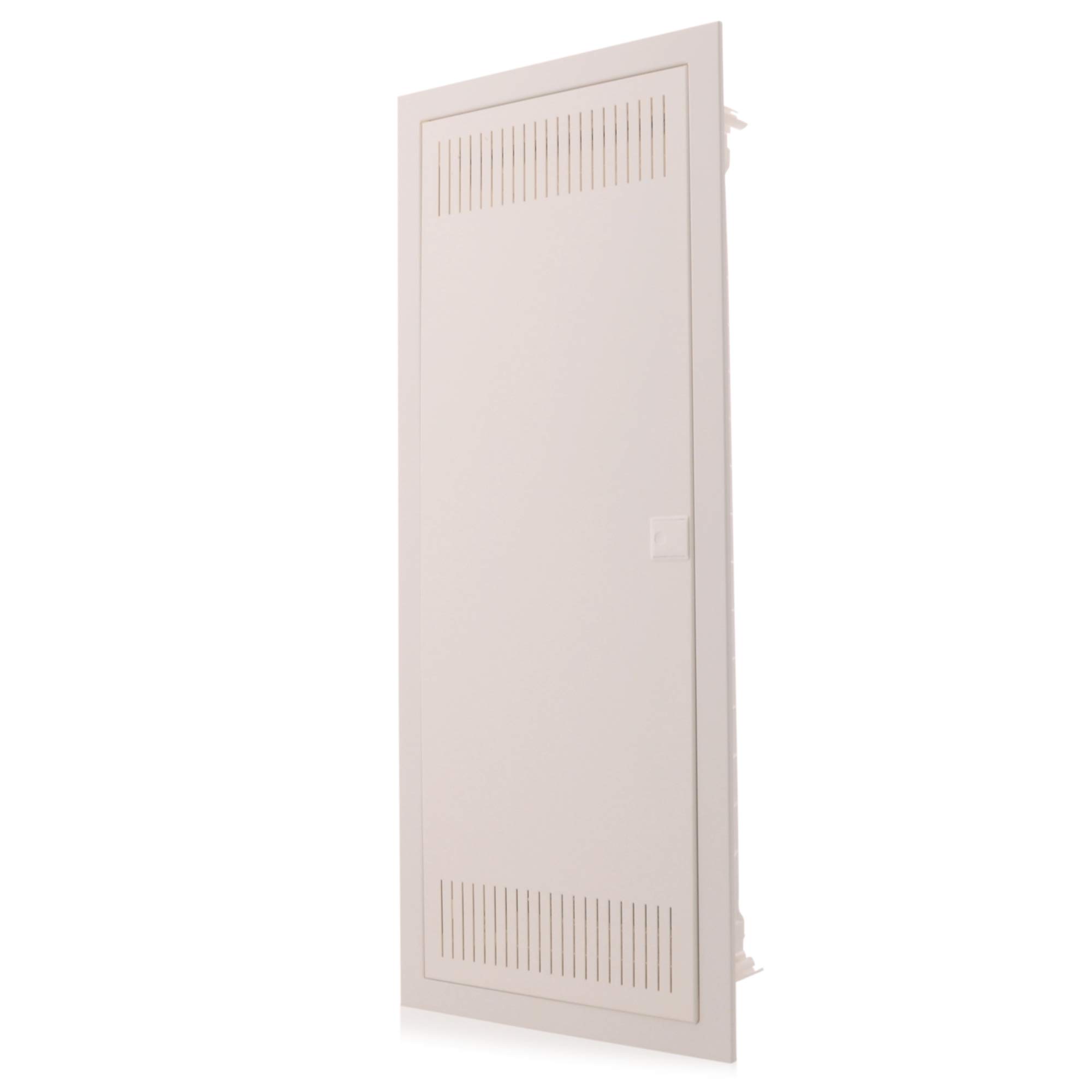 Intratec boîtier multimédia et tableau de distribution combiné encastré, IP30, 842 x 346 x 92 mm, 2 rangées, 24+4 modules, porte en acier blanc RAL 9003, répartiteur de communication