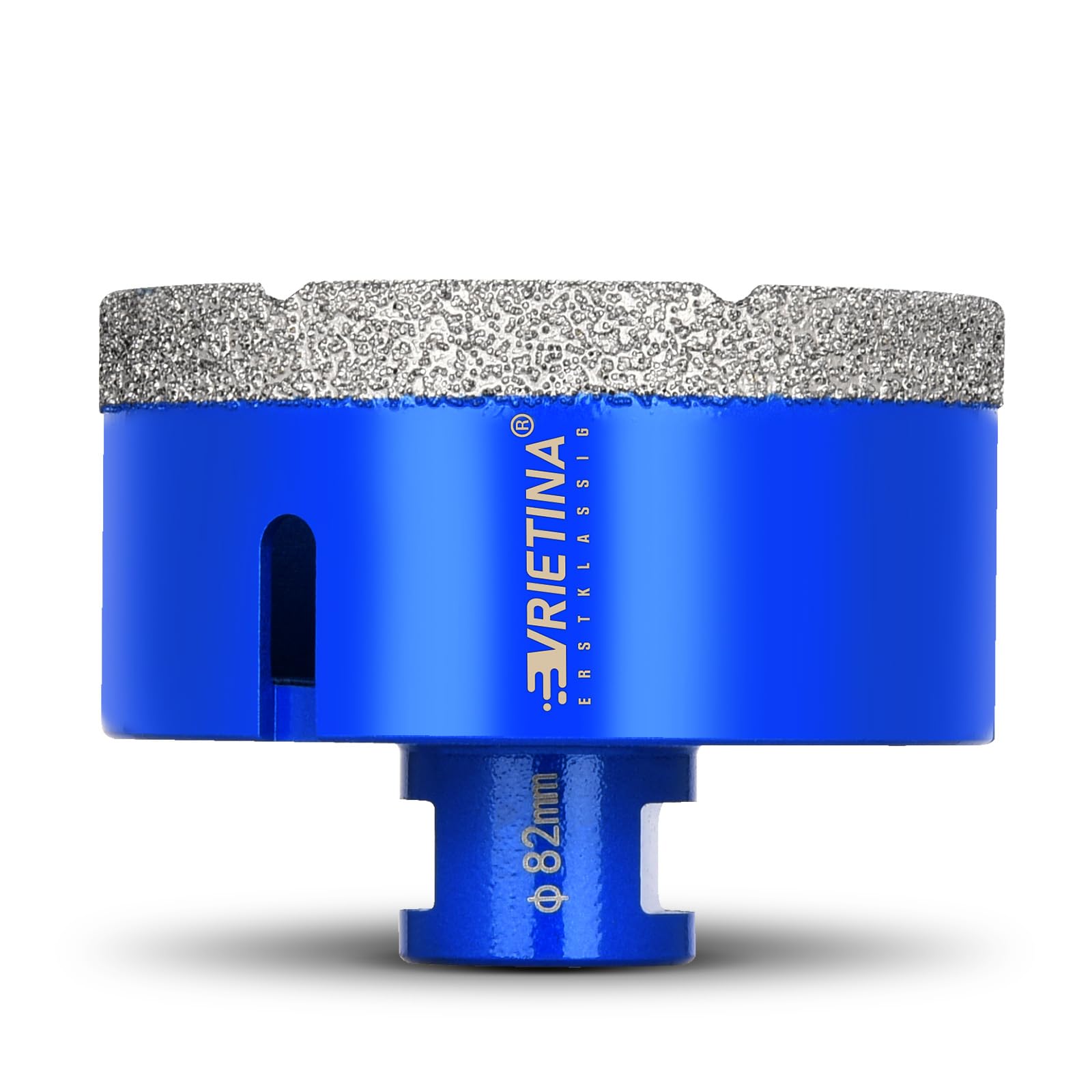 M14 wiertło diamentowe 82 mm, diamentowe wiertło do płytek do szlifierek kątowych, długość całkowita 55 mm, diamentowe otwornice do szkła, wiertło do granitu, wiercenia na mokro i na sucho, do
