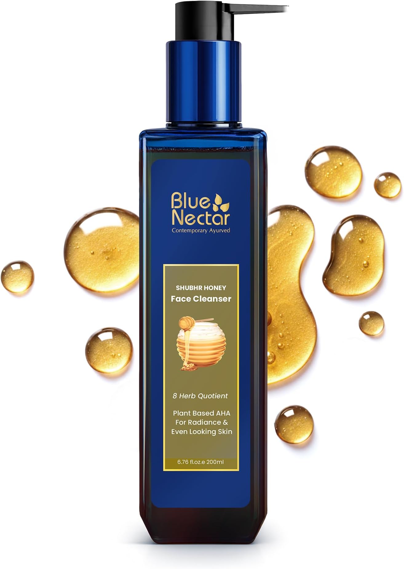 - Honey Face Wash for Detan & Glowing Skin for Men & Women | Radiance & Even Skin Tone | Ayurvedic Face Wash for Dry, Oily & Sensitive Skin (8 Herbs, 200ml)