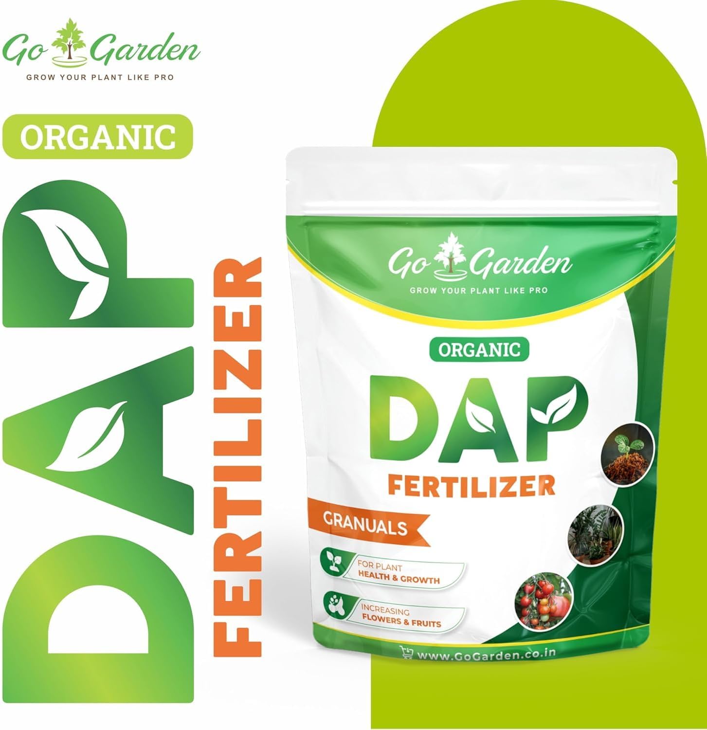 Go Garden All Purpose Plant Feed for Outdoor & Indoor Plants| Premium NPK fertilizers for Plants Home Garden| Complete Nutrition (1 Kg, All Purpose Fertilizer) Mixed Fertilizer for House Plants
