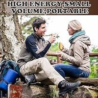Notfall-Rationen-Riegel 12 Stück komprimierte Keks-Tabs mit Kaffeegeschmack, Lebensmittelrationen für Outdoor-Camping, Wandern, Schneesturm, Erdbeben, 20 Jahre haltbar – Ansicht 7