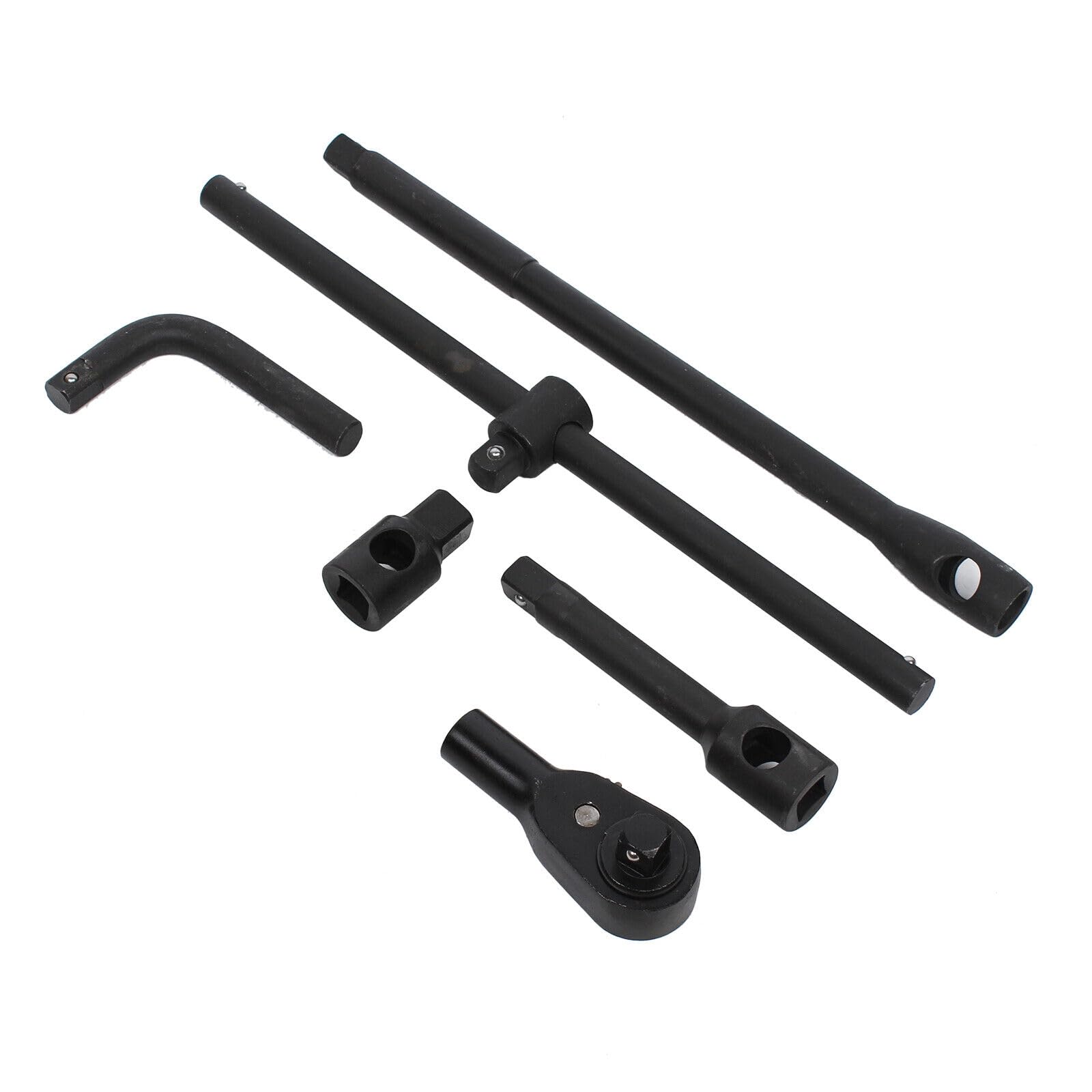 Juego de enchufes profundos Impact 26 piezas 3/4" y 1" 21-65 mm Bujes de coche Camión Caja de trinquete Kit de herramientas manguito camión trinquete manga llave kit con llave de trinquete