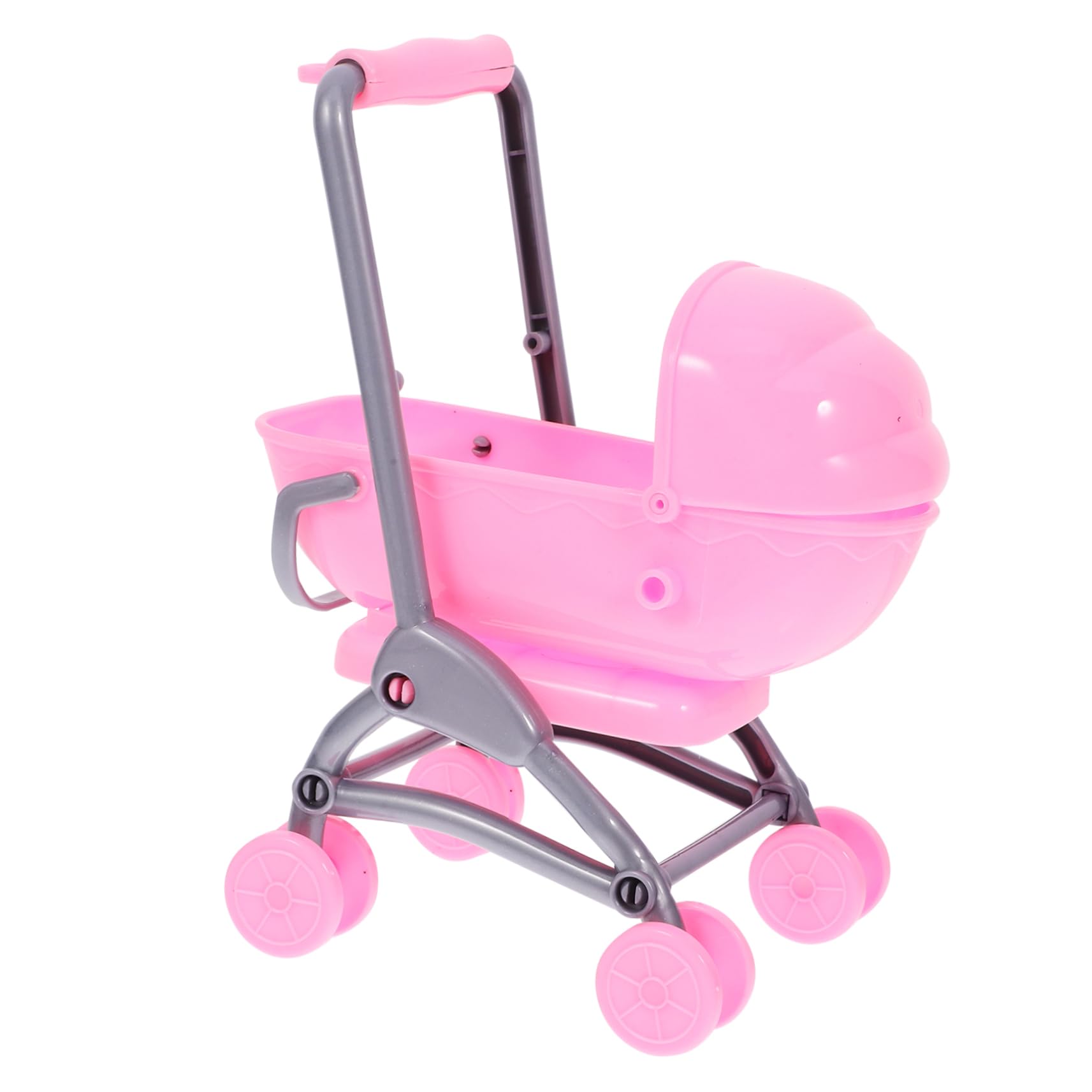 HemotonChildren's Toy Trolley Play Game Stroller Toy Plastic Doll Stroller Simulation Doll Stroller Doll Cute Stroller Stroller Small Doll Stroller Simulated Doll Stroller Toys