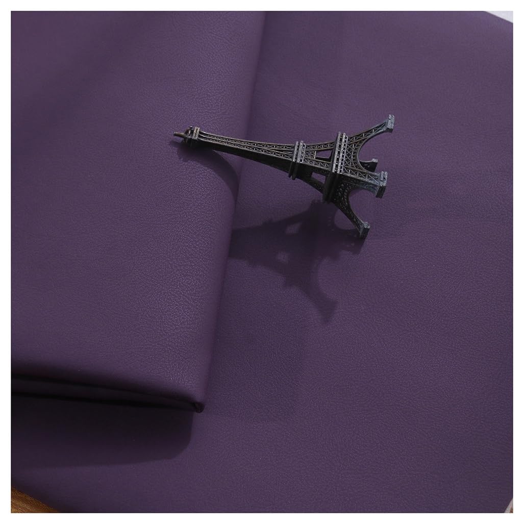 Tela de polipiel para coche en color morado: cuero sintético PU de alta calidad y 1,4 m