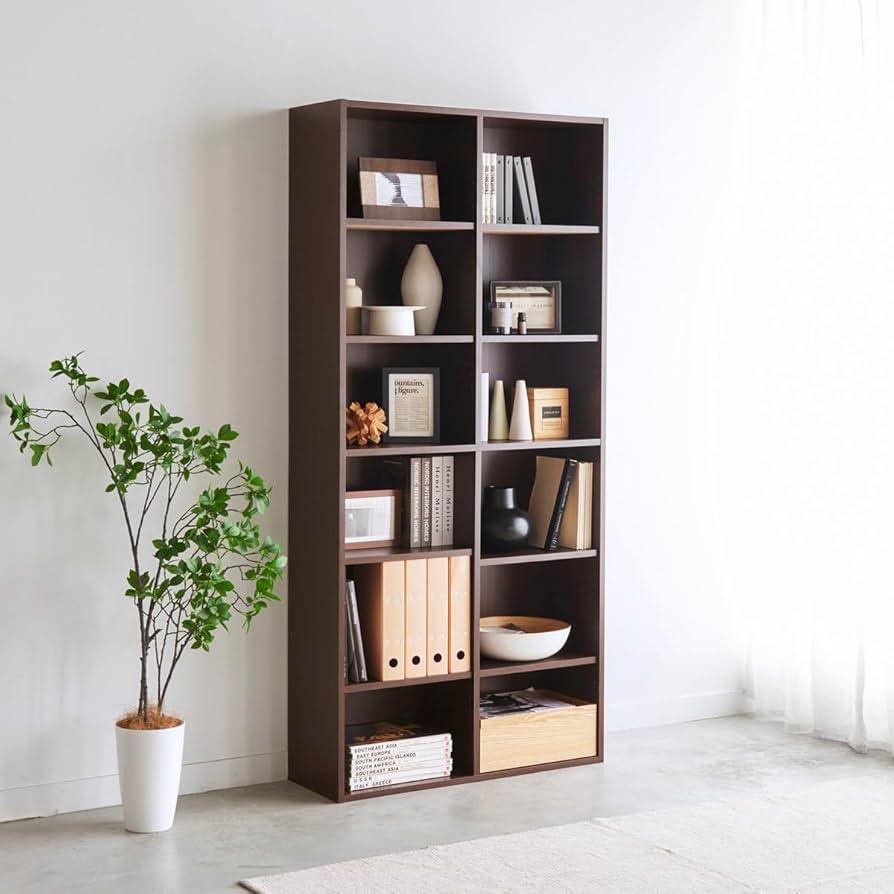 白井産業(Shirai) フリーラック シェルフ FUL-1885DK フルニコ Amazon｜白井産業 フリーラック シェルフ 本棚 整理棚 同