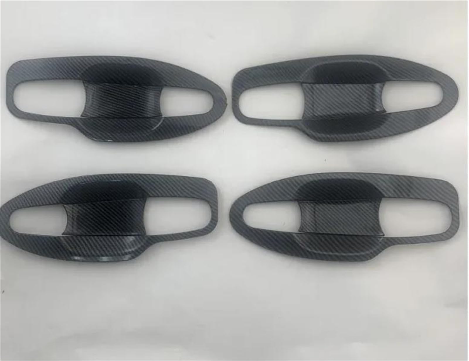 Piwine Carbon Fiber For Lexus Rx300 Xu110 Is200 Is300 For Previa 1998-2003 Car Door Bowl Covers Abs Chrome Carbon Accessories Stickers(Carbon Fiber)