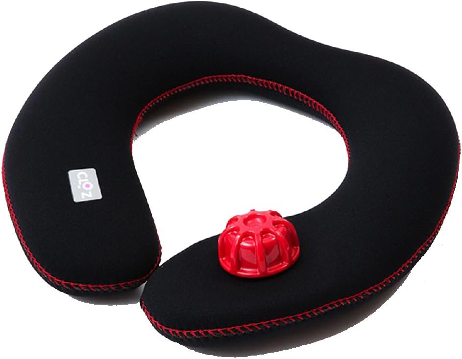 CLO'Z Yawaraka-Yutanpo Soft Hot-Water Bottle, For Shoulders, Small, Black