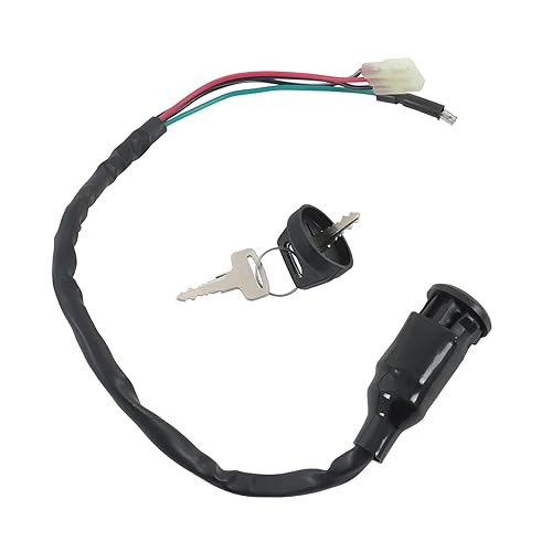 labwork Reemplazo del interruptor de llave de encendido para Honda TRX250 Recon TRX250EX Reemplazo para 35100-HM8-000