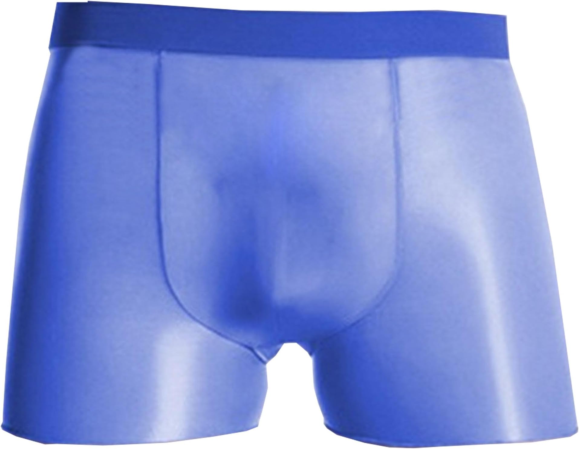 Men Oily Shiny Ice Silk Underpants Low Rise Briefs Elasticity Trunks See Through Silky Glossy Boxer Briefs