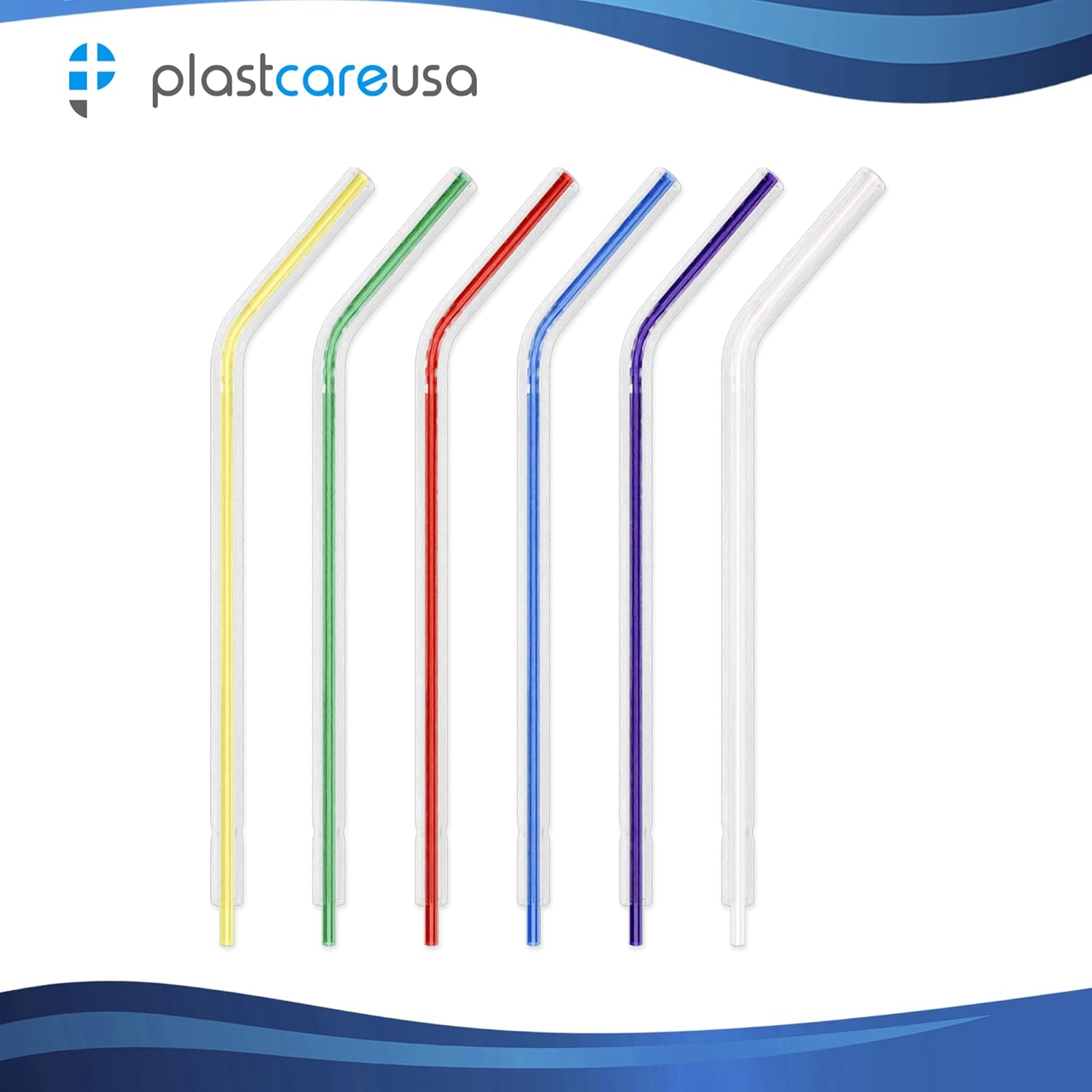 1000 Rainbow Dental Air Water Syringe Tips, Disposable Spray Nozzles, 4 Bags of 250