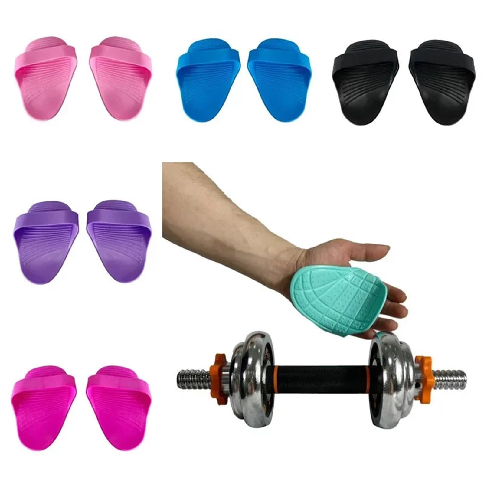 Manopole da palestra Guanti da allenamento per sollevamento pesi Guanti da allenlenamento in gel di silice Manopole fitness antiscivolo per uomo Donna Manubri Pull-up Allenamento della forza