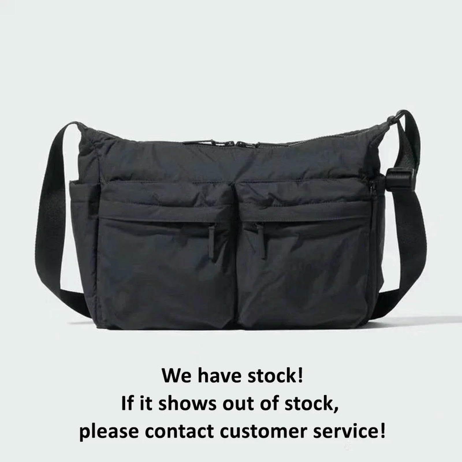 Borsa Donna Borse A Tracolla Multitasche Casual per in Nylon Moda Grandi da Viaggio Shopping Donna-Verde Oliva