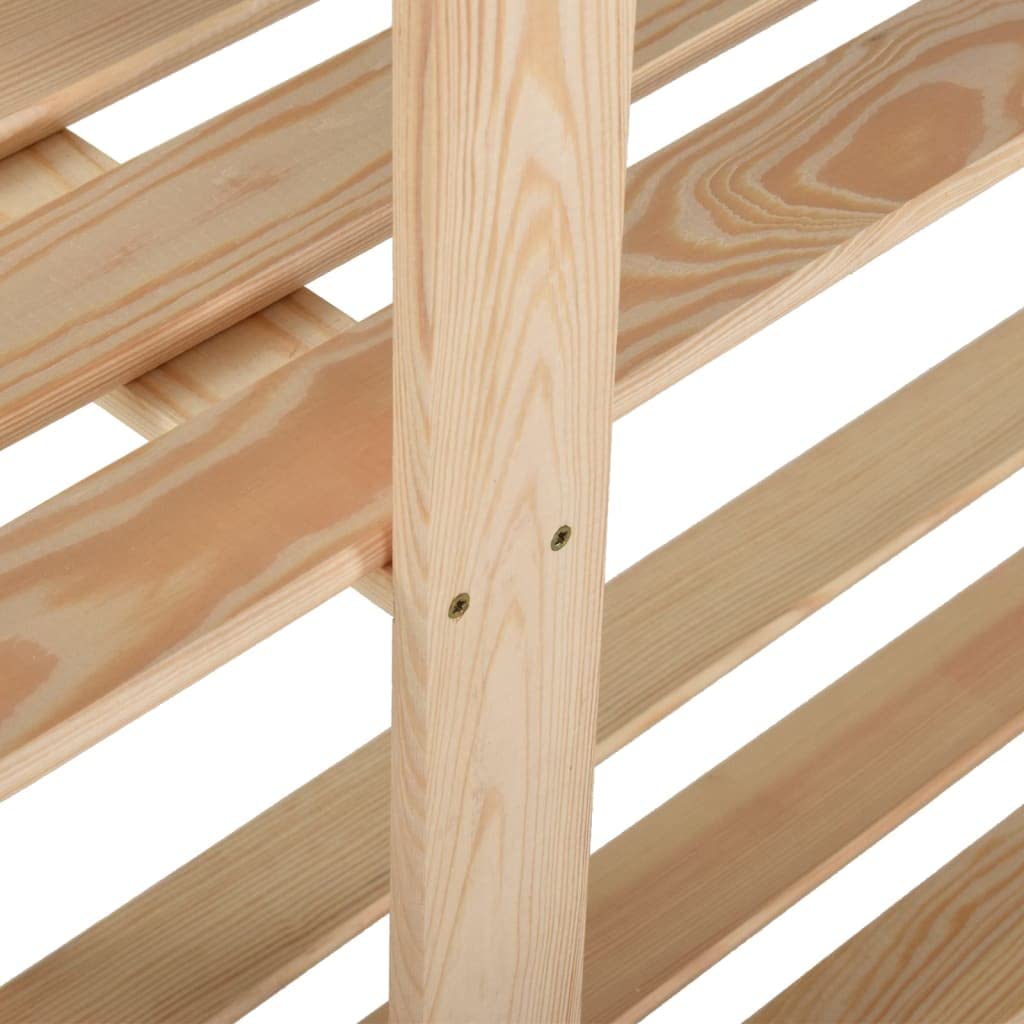 Générique Étagère de Stockage 5 Niveaux 170x28,5x170cm Bois de pin Massif,Entreprise & Industrie,Stockage Industriel,Étagères industrielles,Brun,18.1 KG,327319