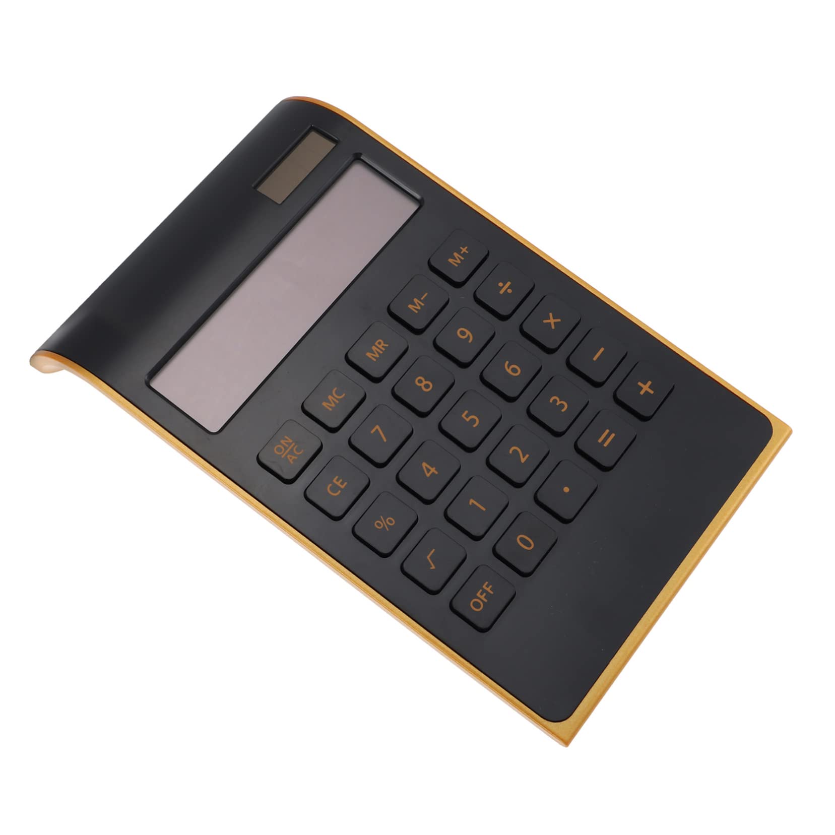 KICHOUSE Professional Solar Desk Calculator Ultra Thin Lightweight Design Dual Power Solar Battery Portable Home and Office Use Practical and Construction