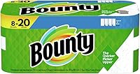 Vista 1 de Bounty Select-A-Size - Toallas de papel, blanco, 8 rollos dobles Plus 20 rollos regulares