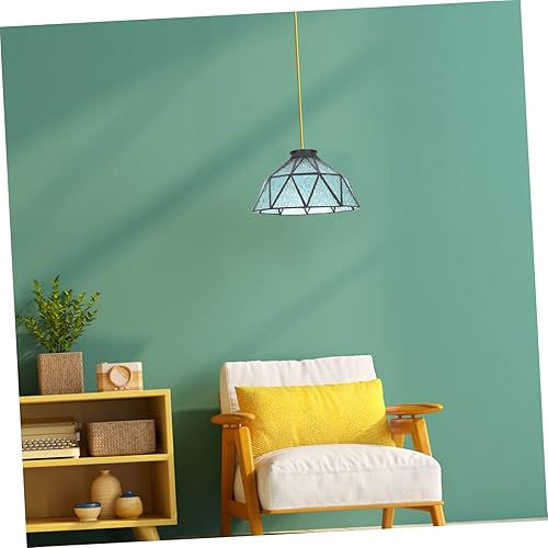 Miniatura 9 de BESTOYARD Lámpara de cristal de reemplazo de pantalla de vidrieras lámpara de pared lámpara de lámpara de decoración retro bombillas de luz de noche