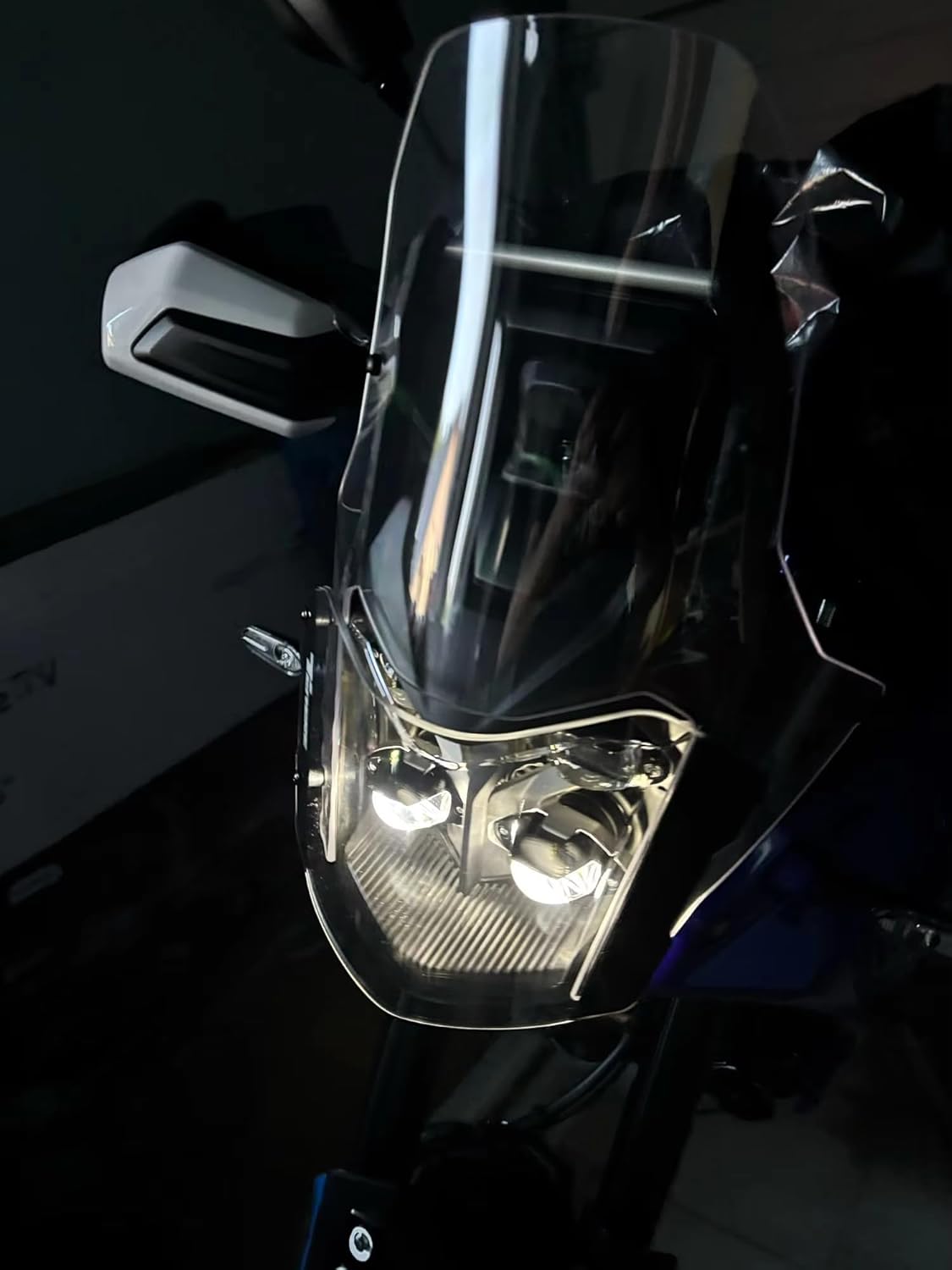 Headlight Protector Guard Cover Motorcycle Headlight Protector Guard Impact Smooth Acrylic For Tenere 700 Tenere700 2025