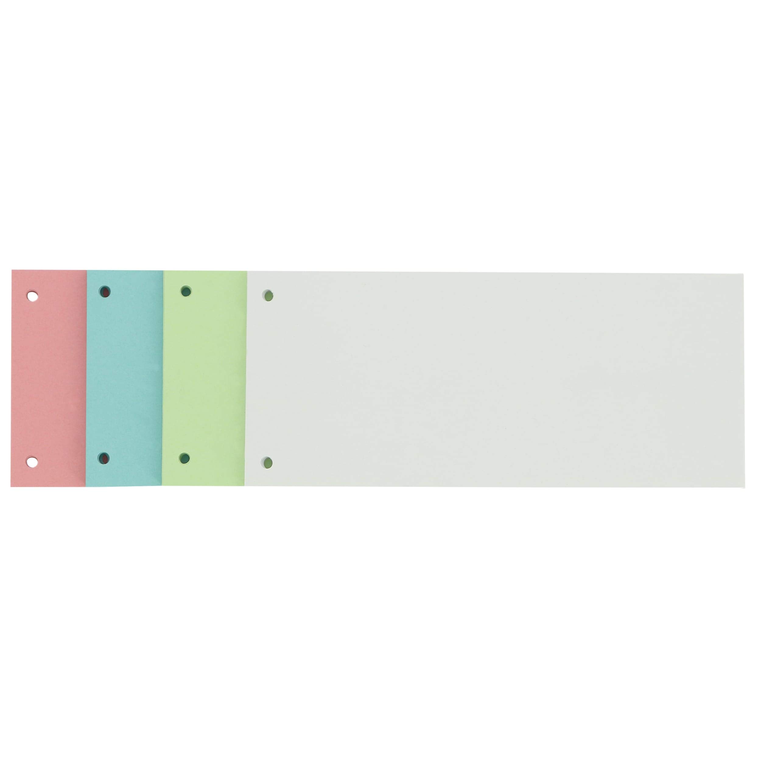 Oxford 100 strisce divisorie in cartone forato 190 g/m² 4 colori