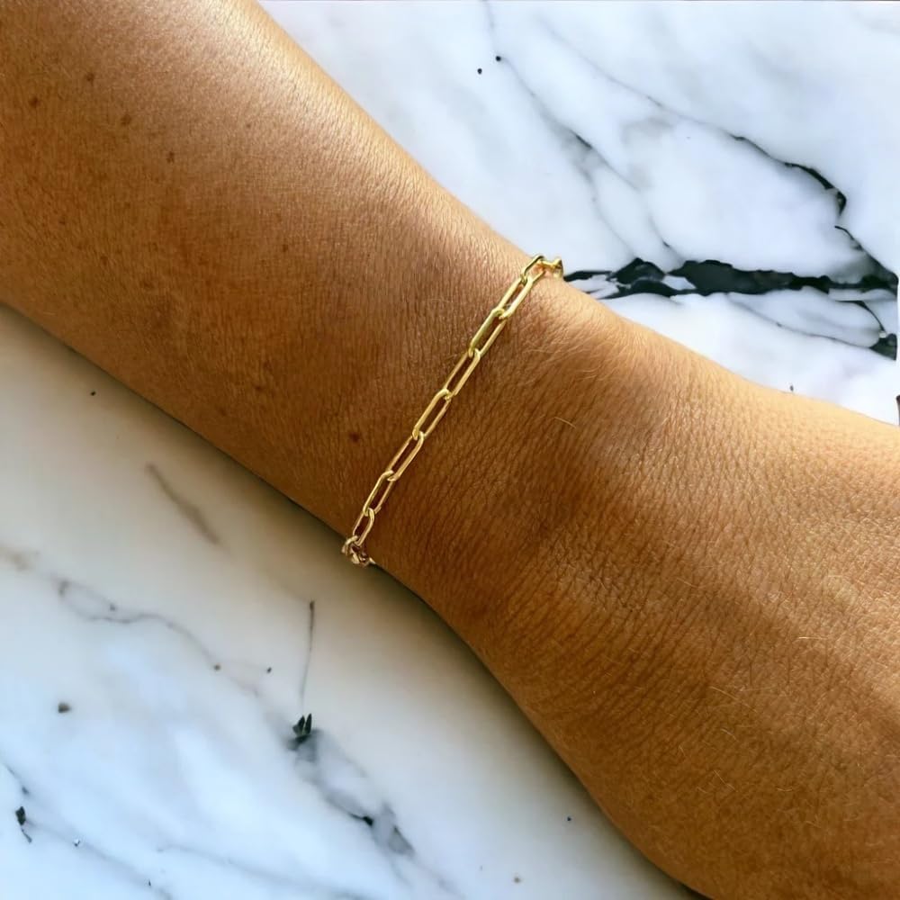 Gold Pearl Beaded Bracelets Set for Women 14K Gold Plated Beades Bracelet Stack Handmade Adjustable Stackable Dainty Non Tarnish Link Chain Jewelry Boho Friendship Trendy Gift - Image 5