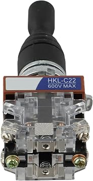Momentary Joystick Switch Controller for HKL C22 2NO Design, Rated at 150V/250V/600V