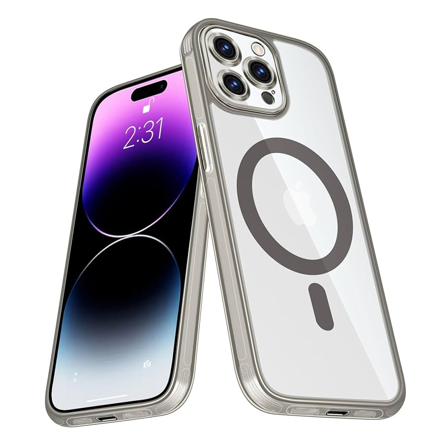 Amazon.co.jp: iPhone 14Pro ケース MagSafe対応 クリア 耐衝撃