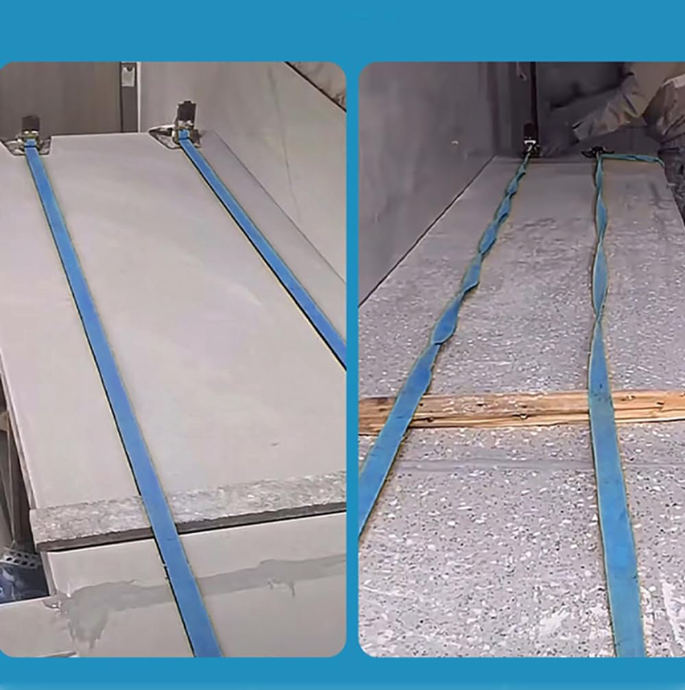 Wood Flooring Strap Clamp Flooring Ratchet Spanner Tools Flooring/Pull Bar Plate Installation Tools and Clamping Ratchet Tie Down Strap (1 Pcs)