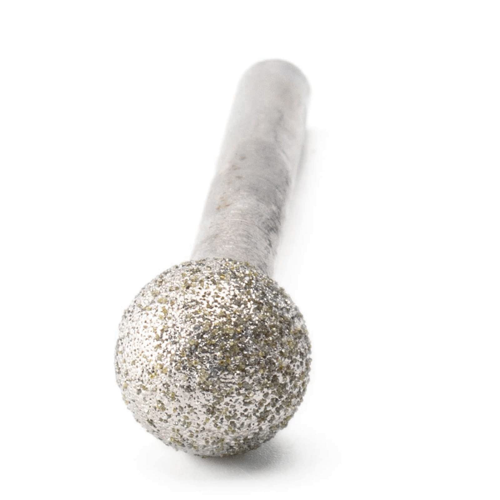 JINGLING 12mm 15/32 inch Spherical Head Diamond Grinding Bits Round Ball Bit Sphere Rotary Burr Grit 80 Stone Carving Tools 1/4" Shaft Attachment for Bosch, DeWalt, Makita — Amazon image 4