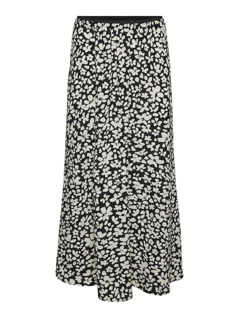 VERO MODA Women's Vmalba Ankle Skirt WVN Ga Noos, Black, XS