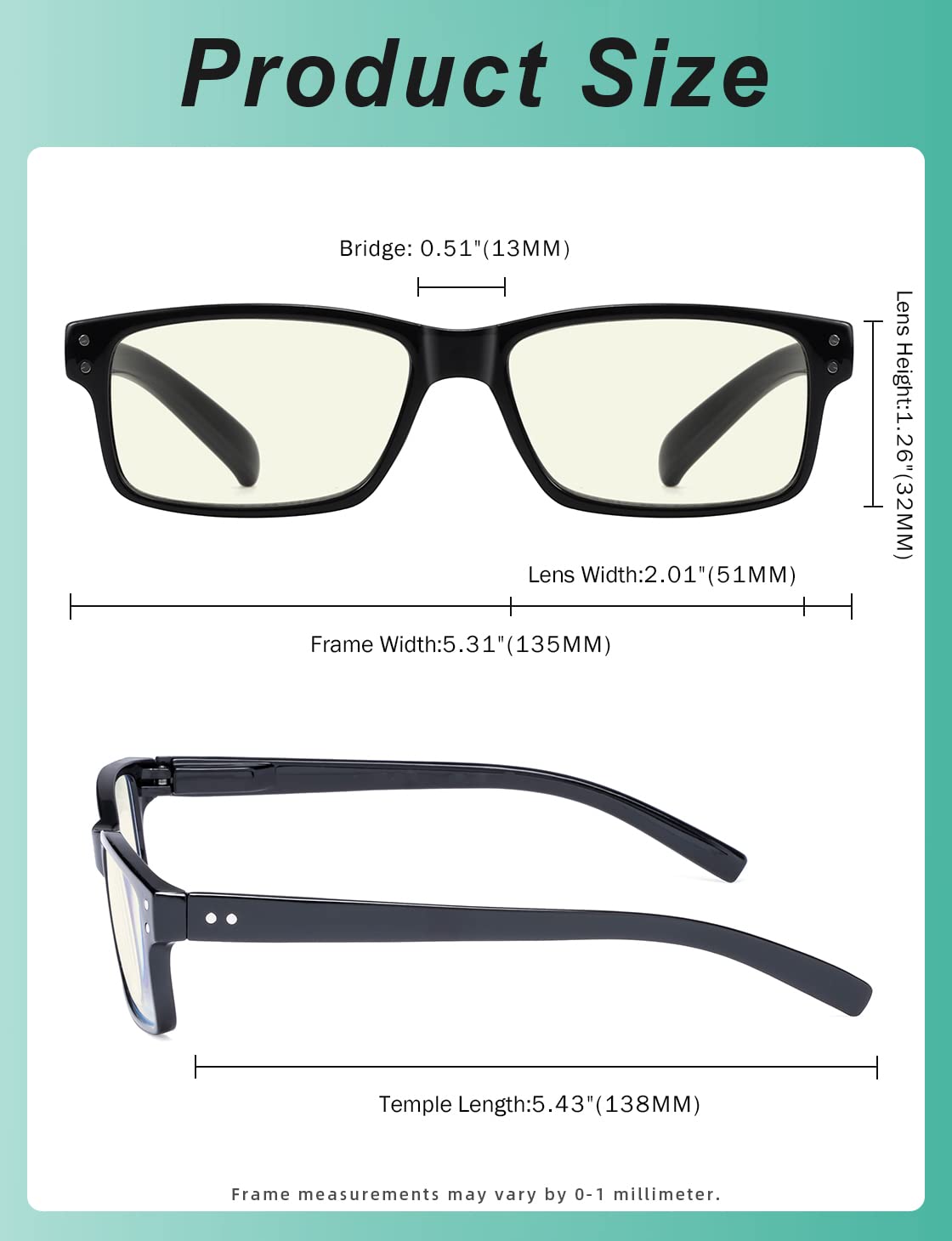 Eyekepper 7 Paia Occhiali da Lettura Classici Anti Luce Blu, Occhiali da Computer per Uomo Donna