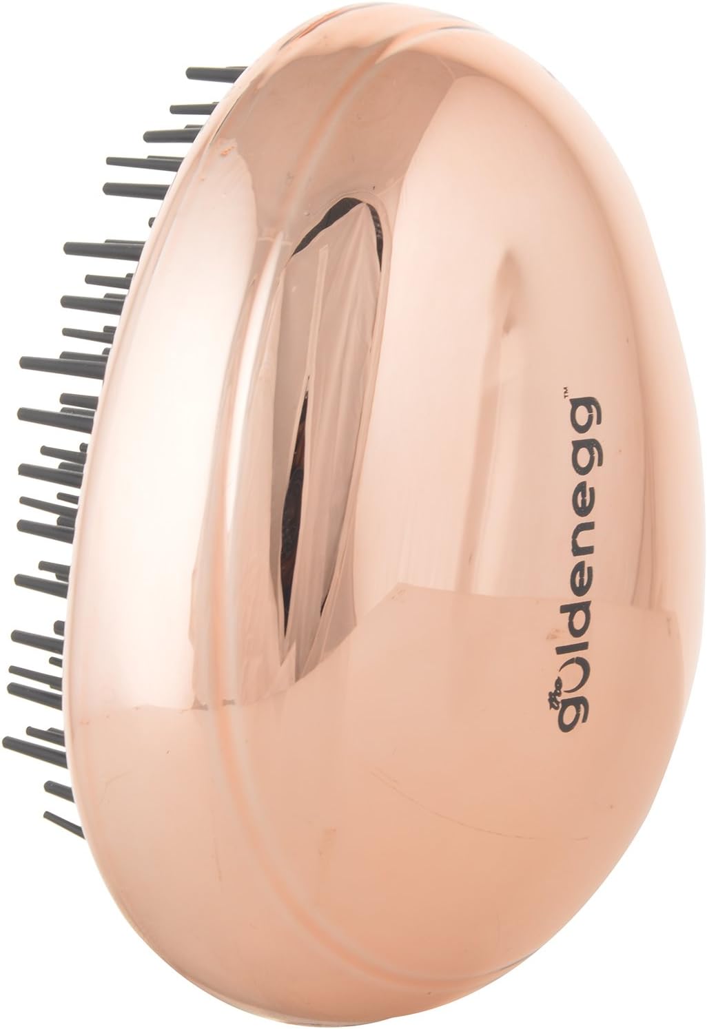 LAXERA’s Goldenegg DETANGLER Brush for Smooth & Silky hairs: Cute Ergonomic Design; Removes Tangle Knots; Best for both wet and dry hair – A Comb for all the ages and styles! (Gold Rose)