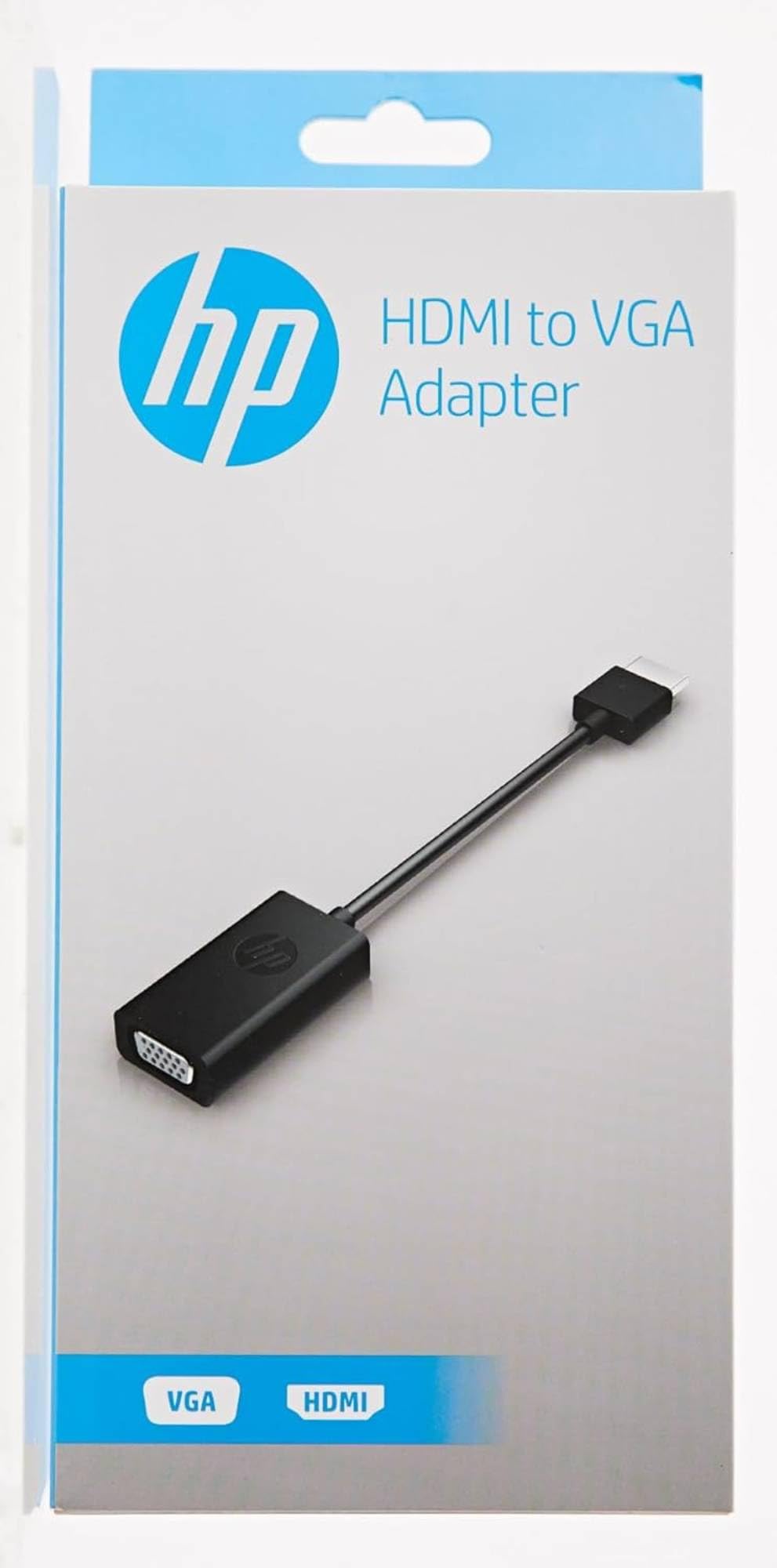 HP Adattatore da HDMI a VGA, Compatibile con Notebook e Tablet, Nero